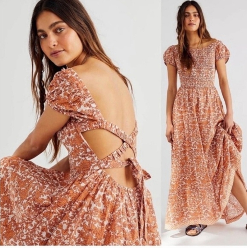 NWT Free People Women's Ultraviolet Maxi Dress Size XS